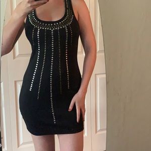 Black Studded Dress